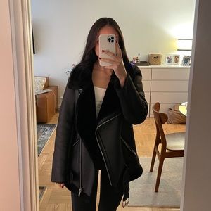 Black Double-Faced Jacket